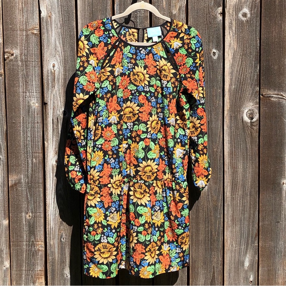 CeCe by Cynthia Steffens floral dress size 2